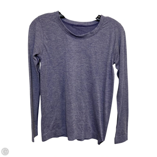 Athletic Top Long Sleeve Designer By Lululemon In Purple, Size: S