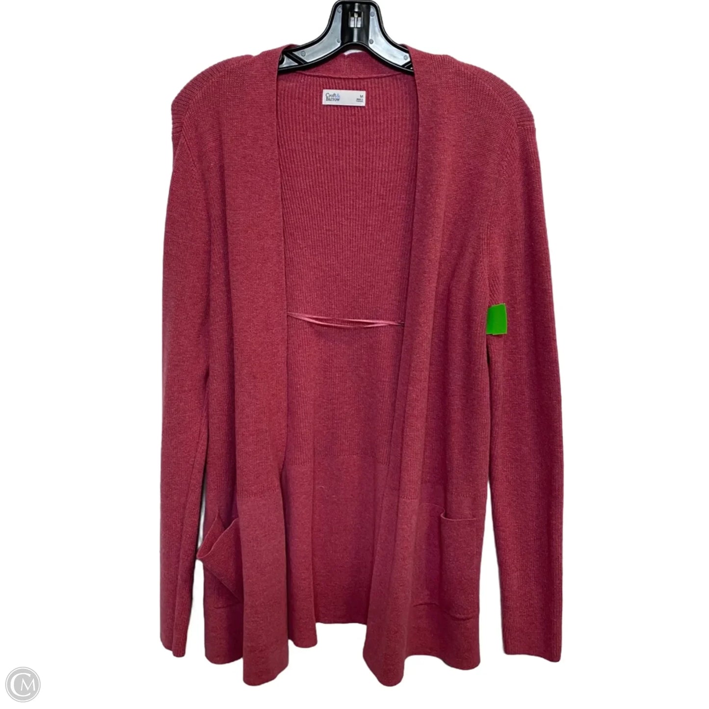 Cardigan By Croft And Barrow In Pink, Size: M