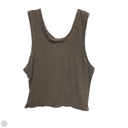 Top Sleeveless By Free People In Brown, Size: M