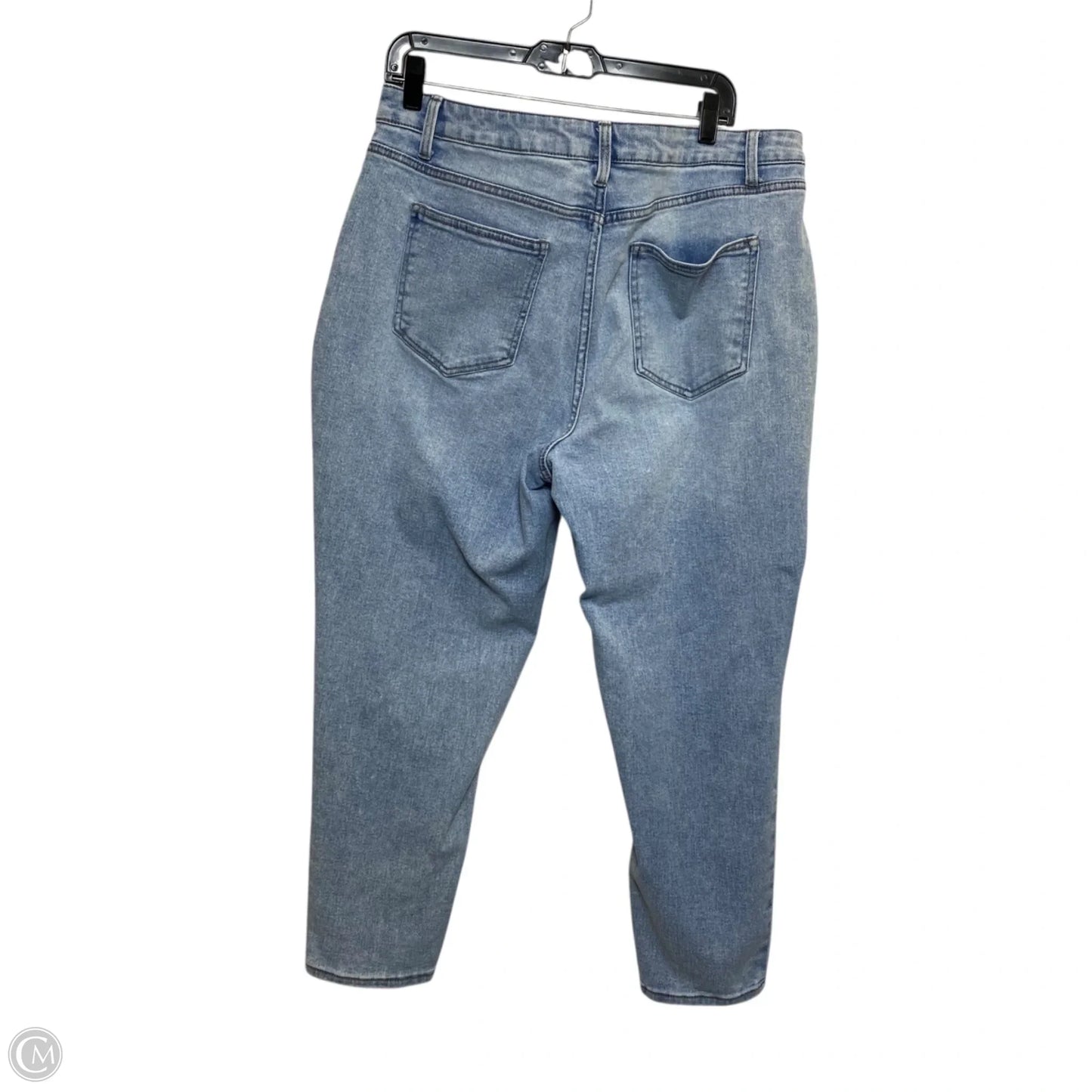 Jeans Skinny By Time And Tru In Blue Denim, Size: 16