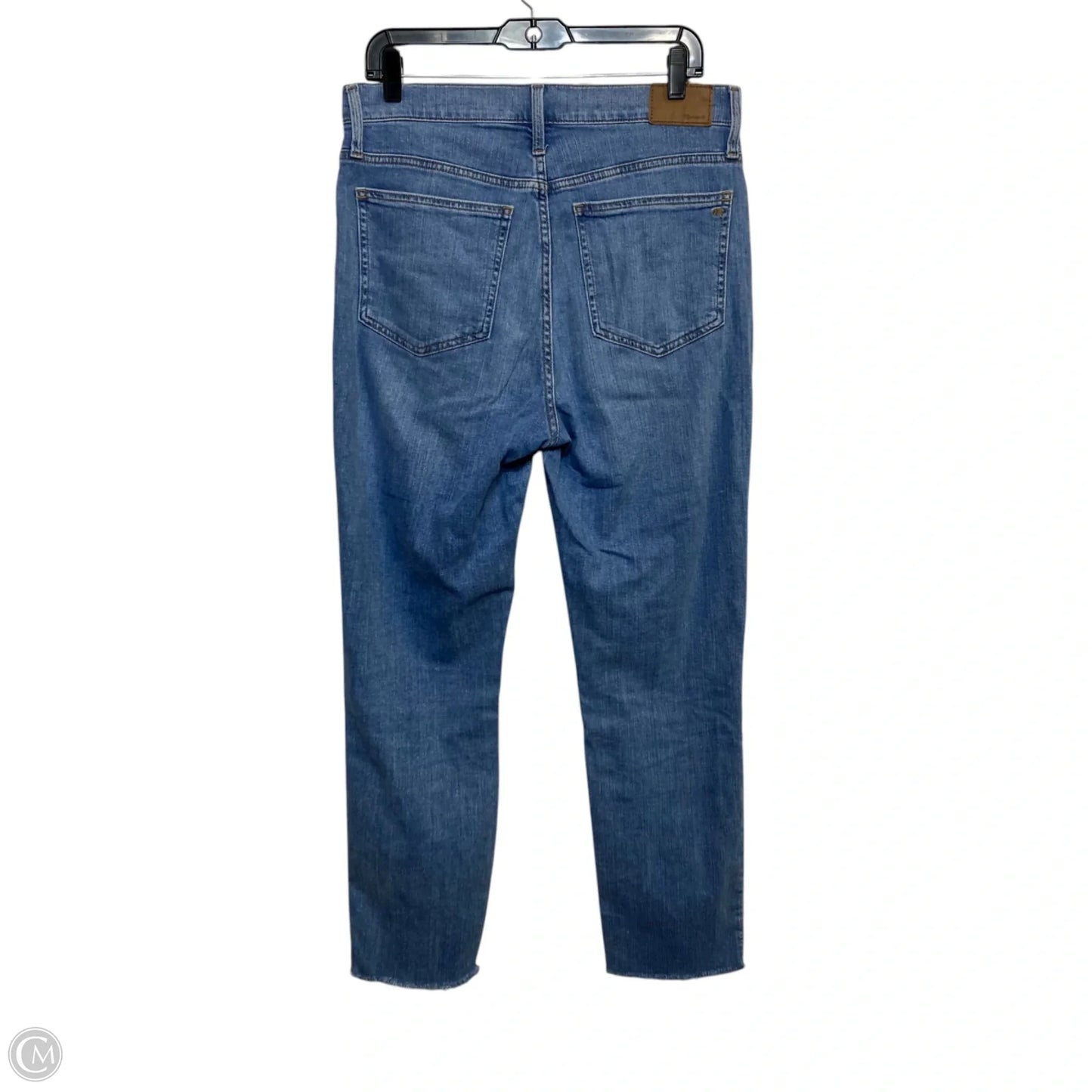Jeans Straight By Madewell In Blue Denim, Size: 8