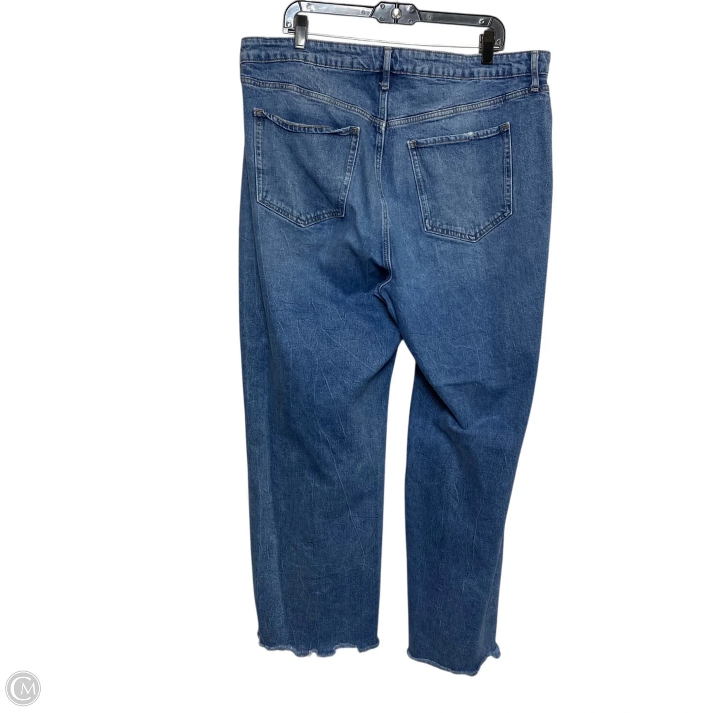 Jeans Wide Leg By Old Navy In Blue Denim, Size: 18