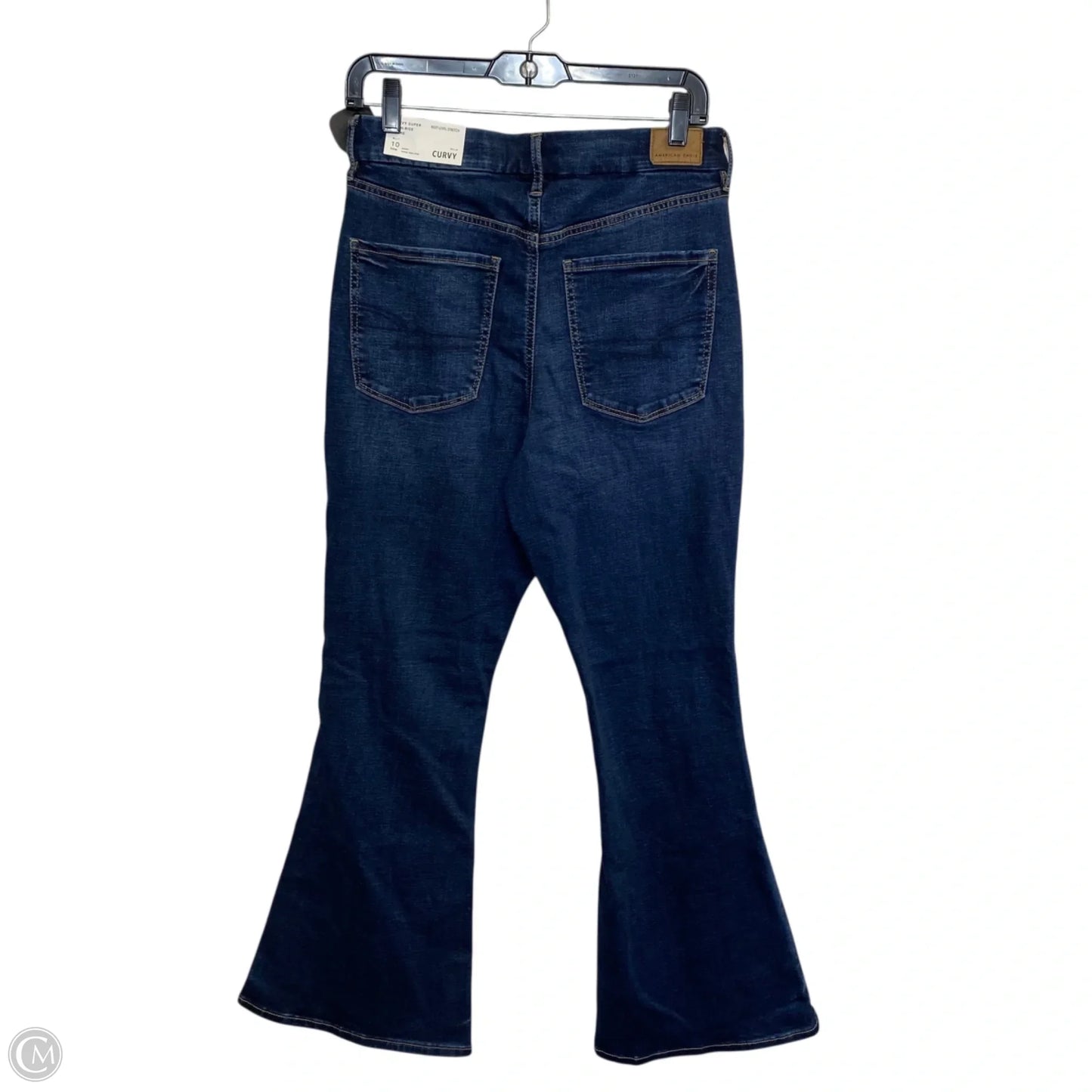 Jeans Flared By American Eagle In Blue Denim, Size: 10