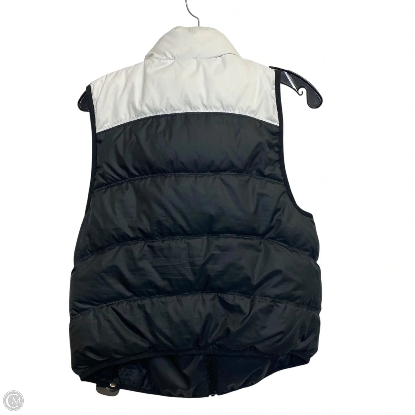 Vest Puffer & Quilted By Nike In Black & White, Size: S