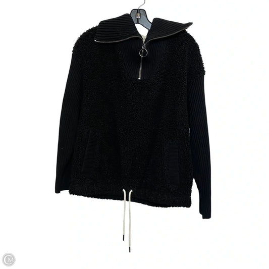 Athletic Sweatshirt Collar By Varley In Black, Size: S