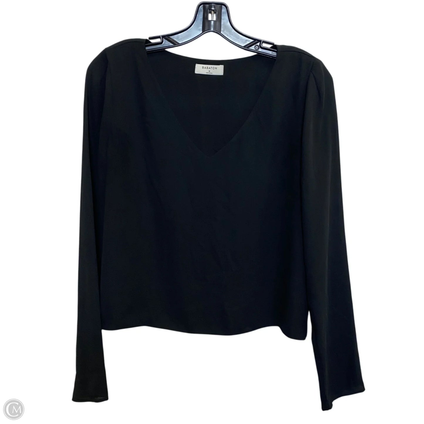 Blouse Long Sleeve By Babaton In Black, Size: M