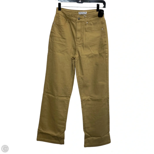 Jeans Wide Leg By Ettelo In Brown Denim, Size: 4