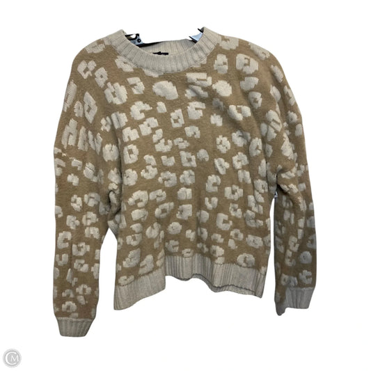 Sweater By Splendid In Tan, Size: L