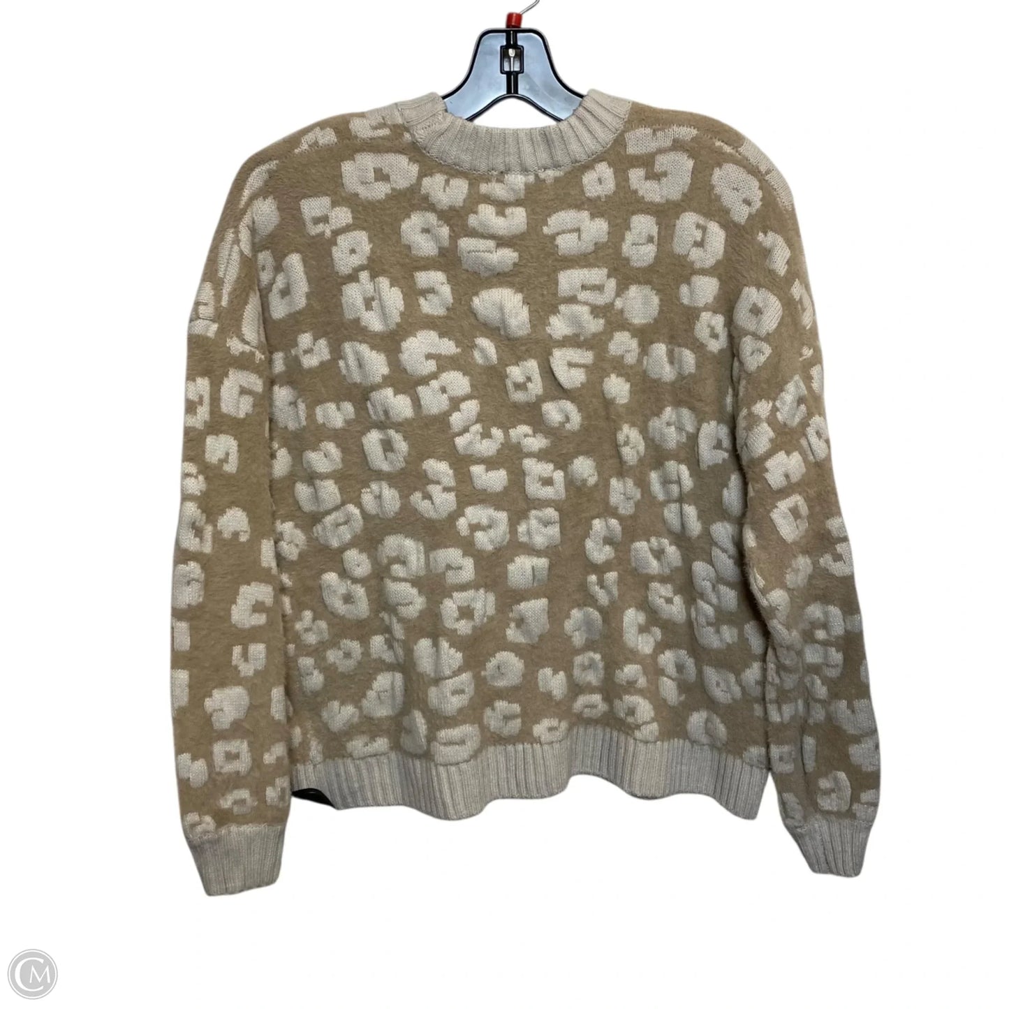 Sweater By Splendid In Tan, Size: L