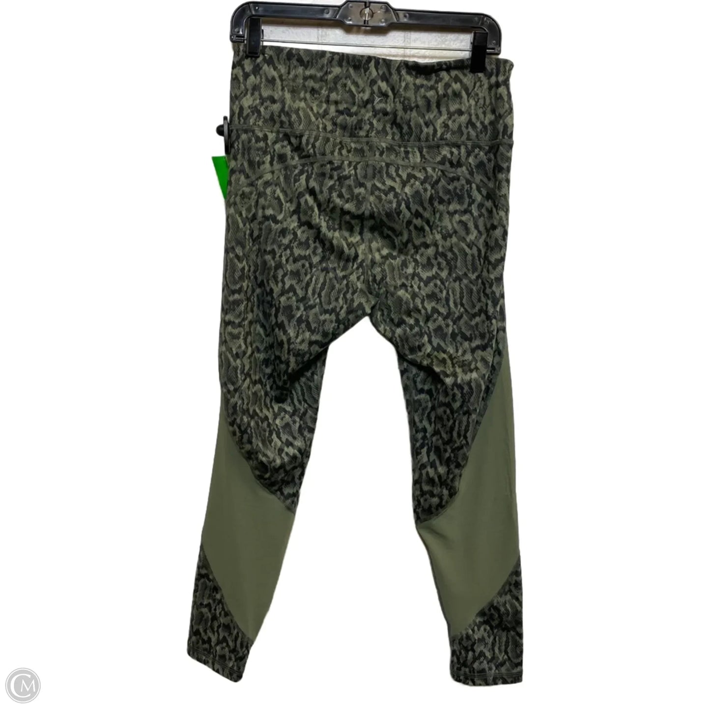 Athletic Leggings By Old Navy In Green, Size: L