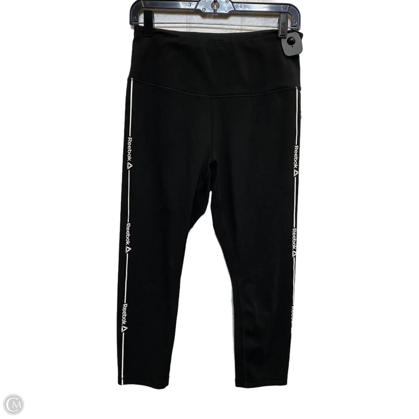 Athletic Leggings Capris By Reebok In Black, Size: M