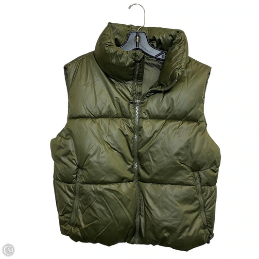 Vest Puffer & Quilted By Old Navy In Green, Size: M