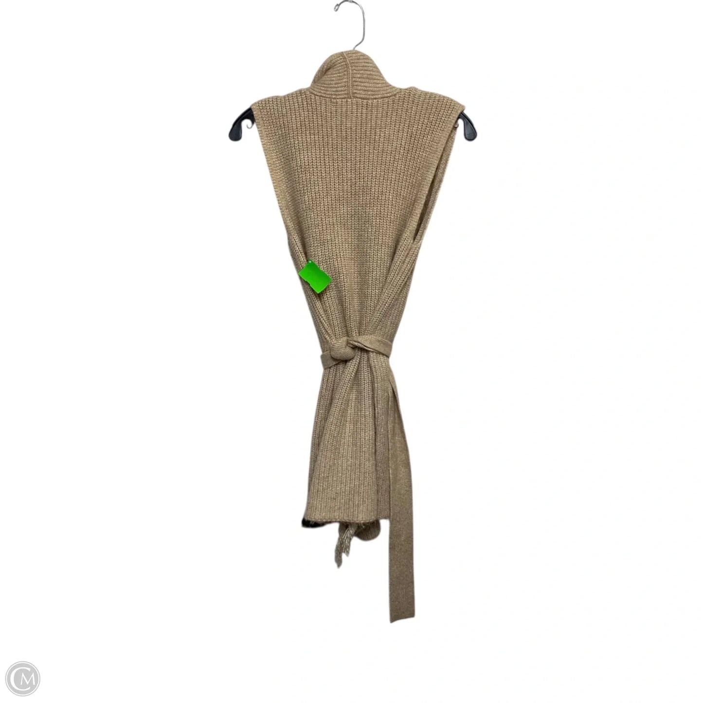 Vest Sweater By Tahari In Brown, Size: S