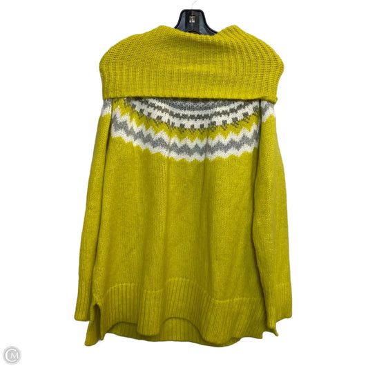 Sweater By Loft In Green & Grey, Size: Xxl