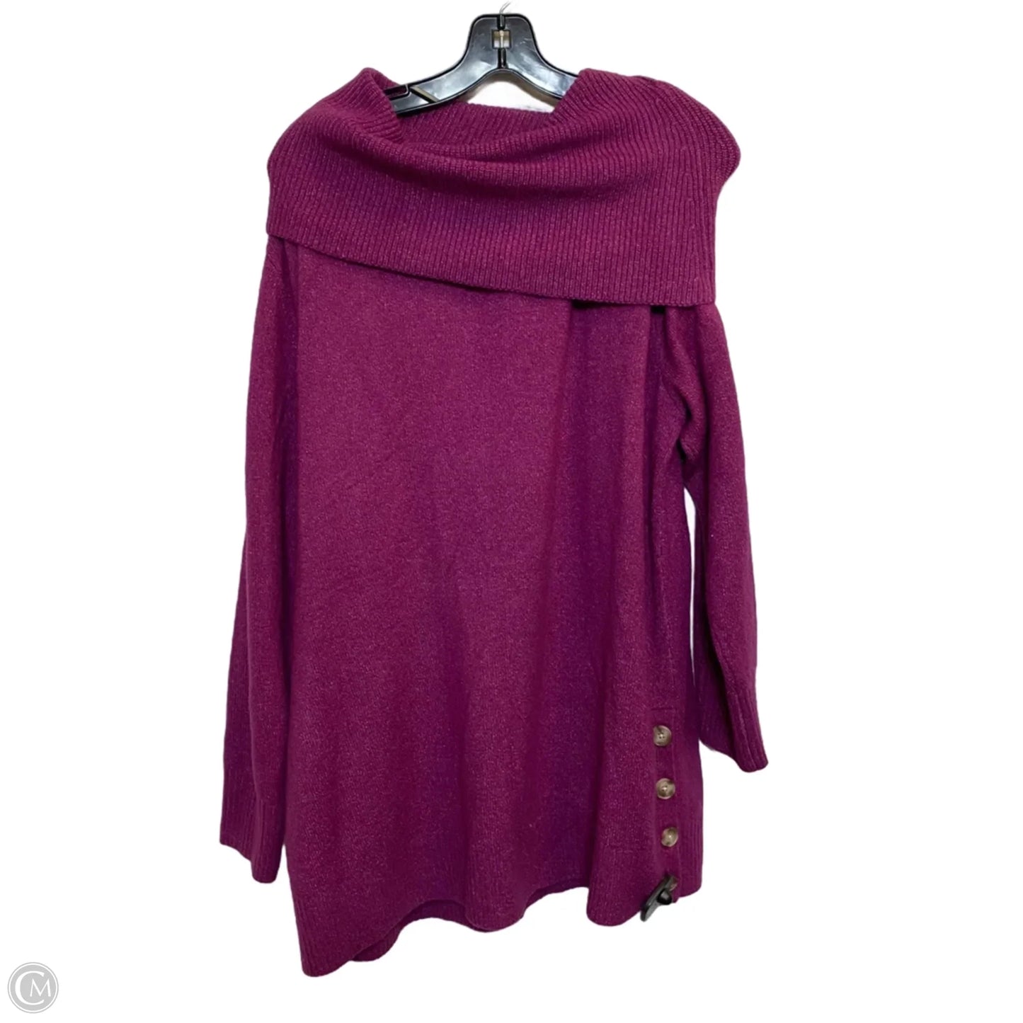 Sweater By Loft In Purple, Size: 2x