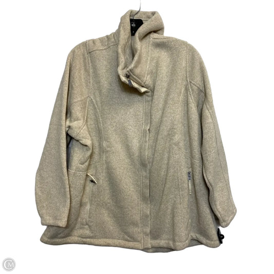 Jacket Fleece By Lands End In Cream, Size: 2x