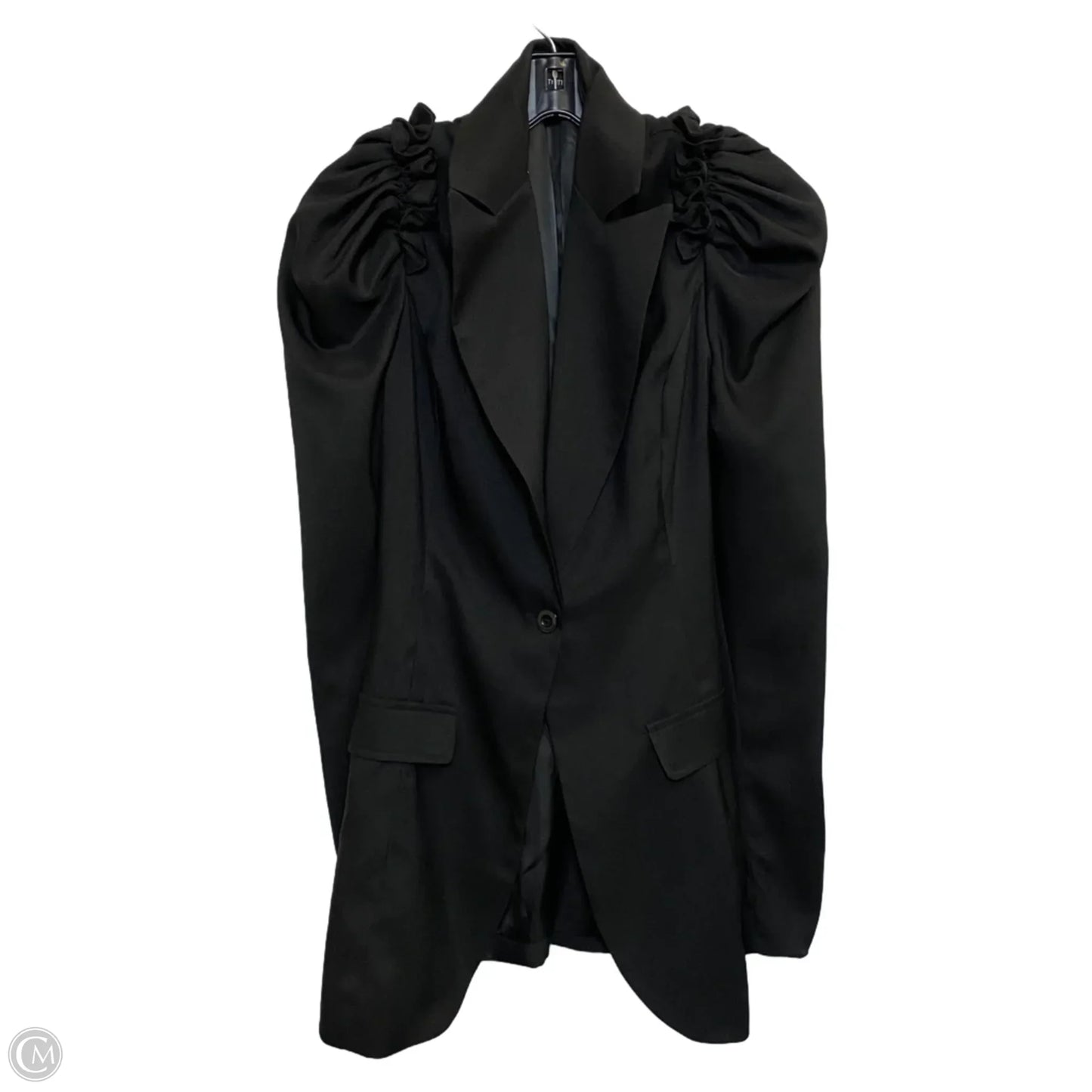 Blazer By Pretty Little Thing In Black, Size: L
