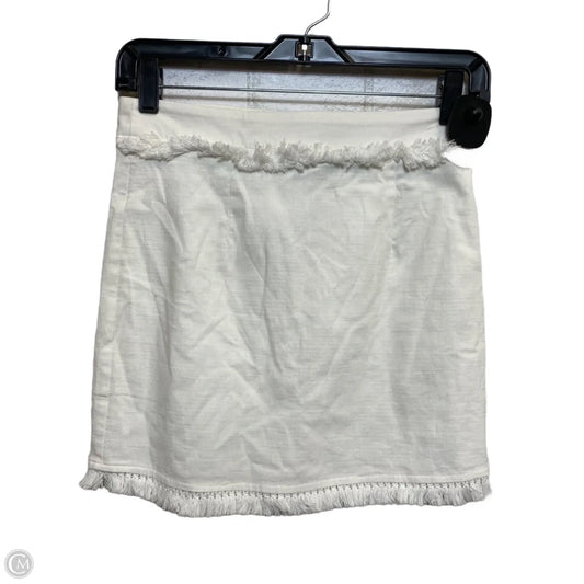 Skirt Mini & Short By Needii In White, Size: S