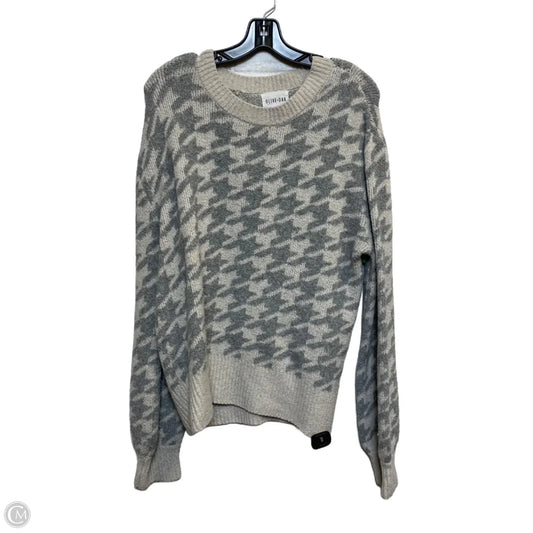 Sweater By Olive And Oak In Cream & Grey, Size: L