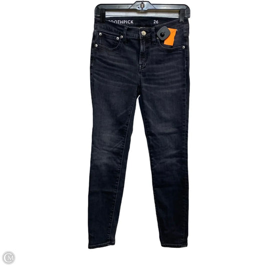 Jeans Skinny By J. Crew In Black Denim, Size: 2