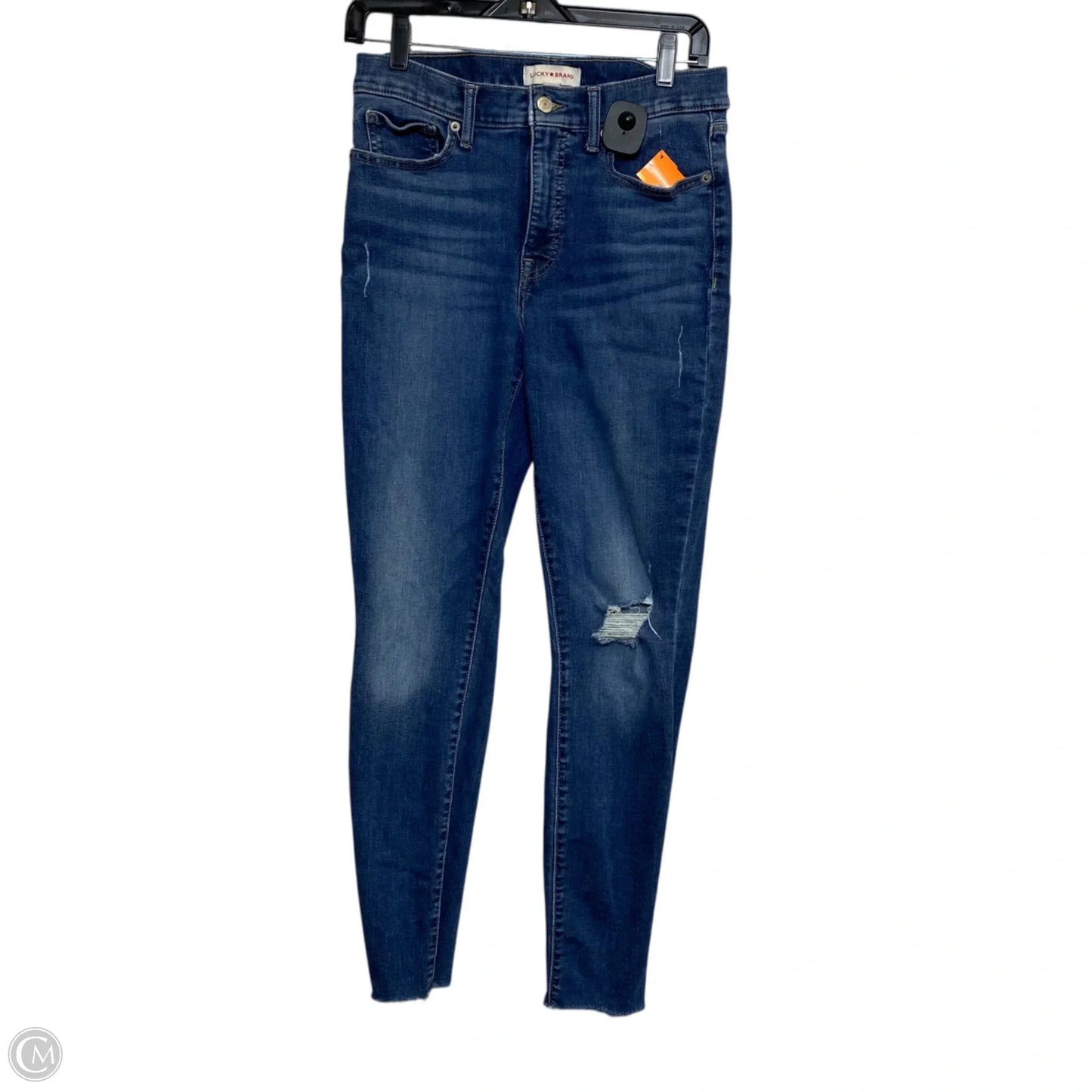 Jeans Skinny By Lucky Brand In Blue Denim, Size: 8