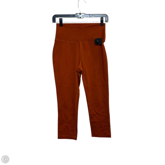 Athletic Leggings By Tek Gear In Orange, Size: S