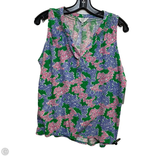 Top Sleeveless By Crown And Ivy In Multi-colored, Size: Xlp