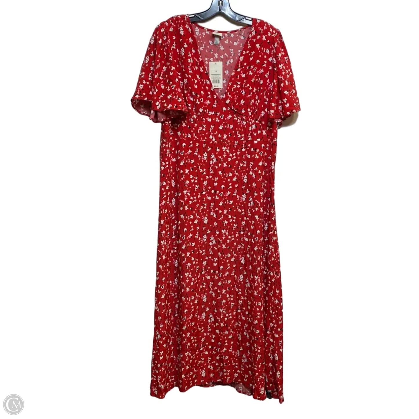 Dress Casual Maxi By A New Day In Red, Size: Xl
