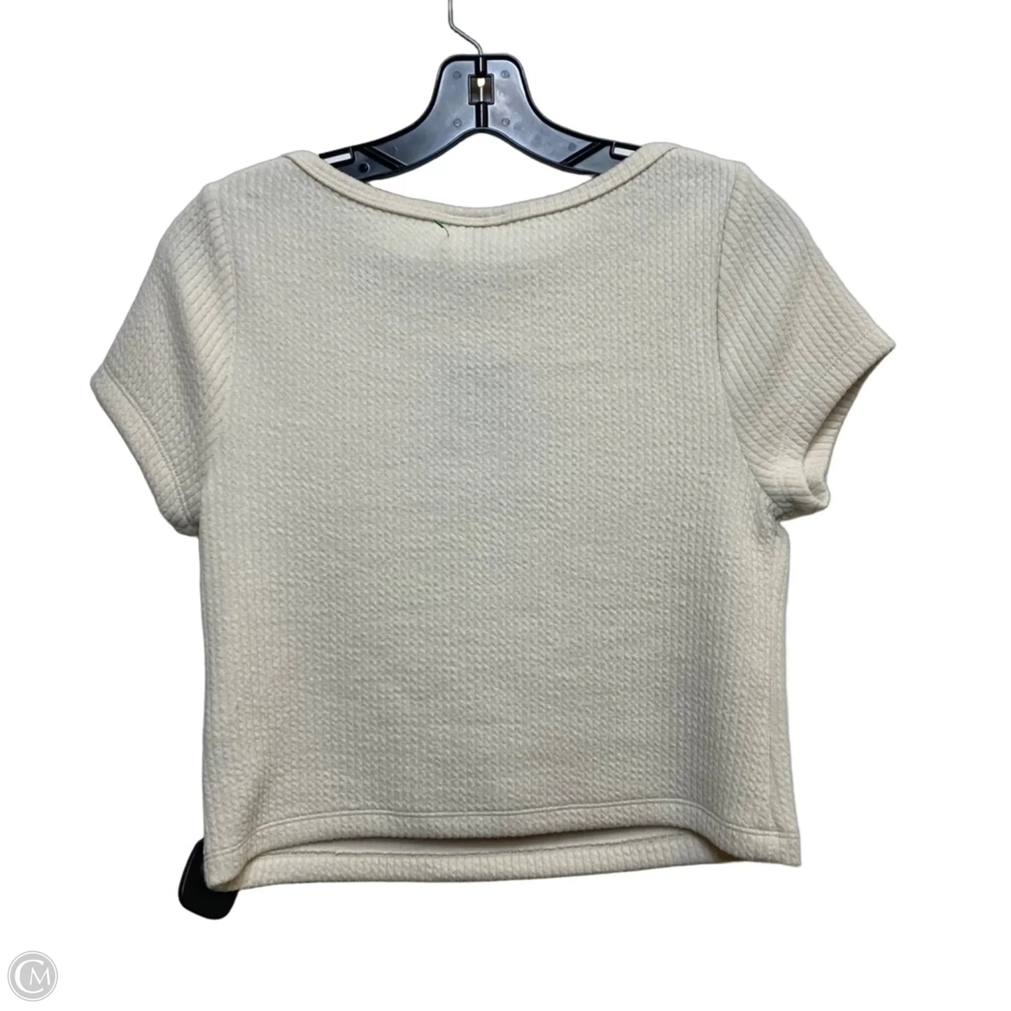 Top Short Sleeve By Universal Thread In Cream, Size: M