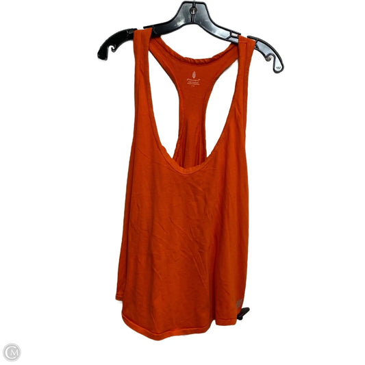 Top Sleeveless By Free People In Orange, Size: L