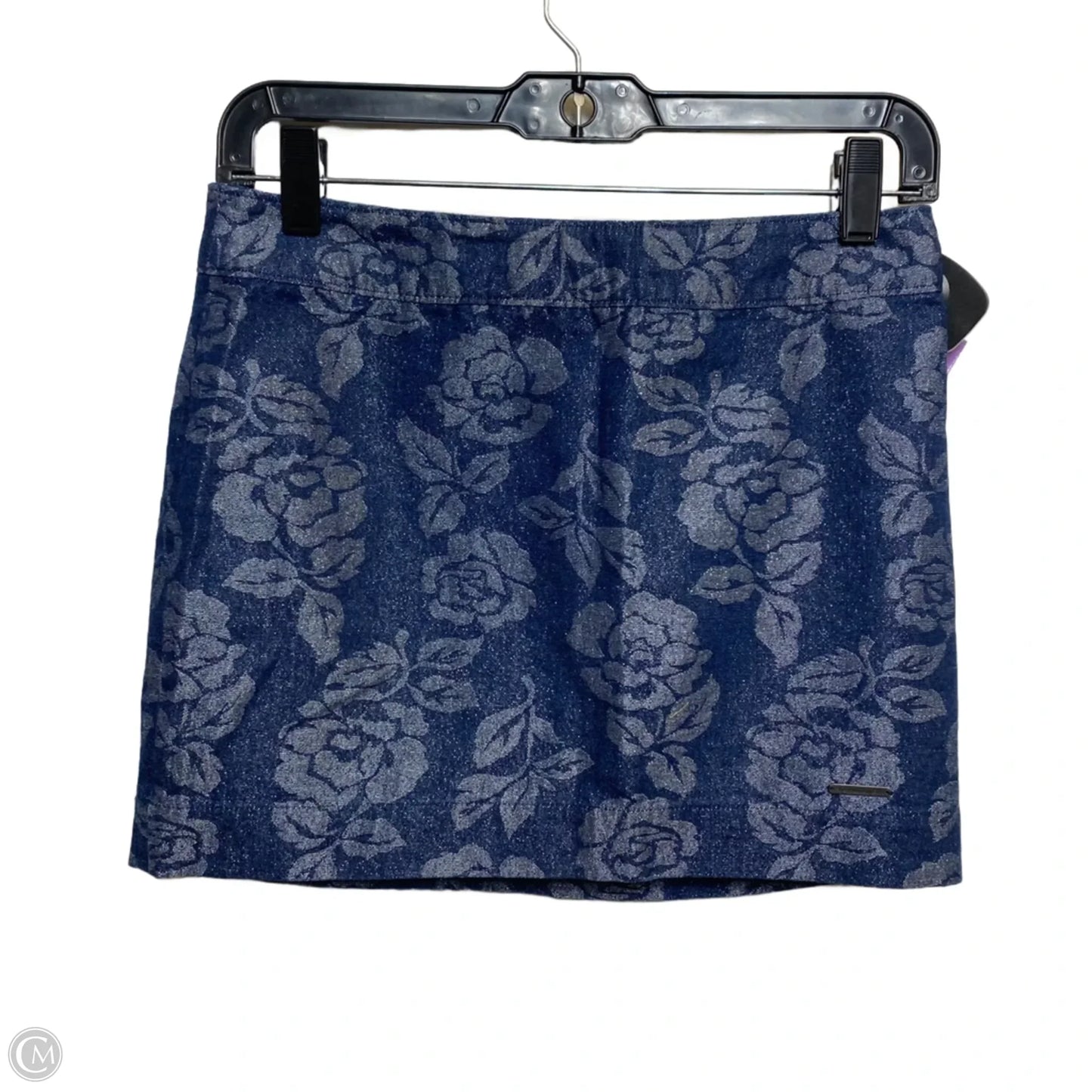 Skirt Mini & Short By Abercrombie And Fitch In Blue Denim, Size: 0