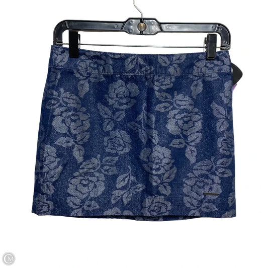Skirt Mini & Short By Abercrombie And Fitch In Blue Denim, Size: 0