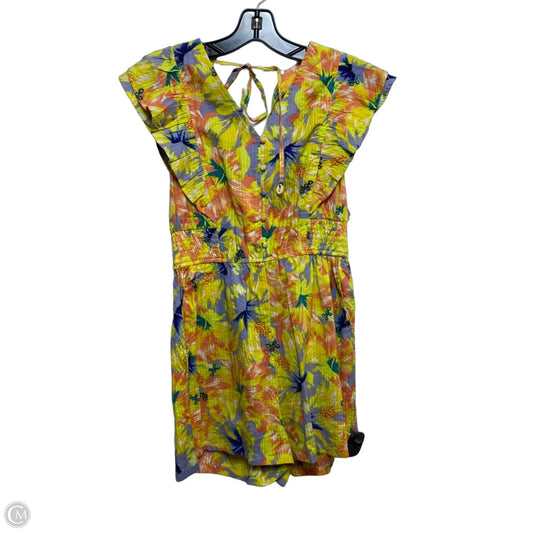 Romper By Jessica Simpson In Purple & Yellow, Size: Xs