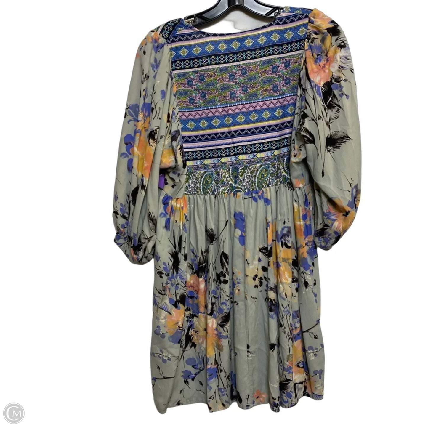 Dress Casual Short By Umgee In Blue & Green, Size: S