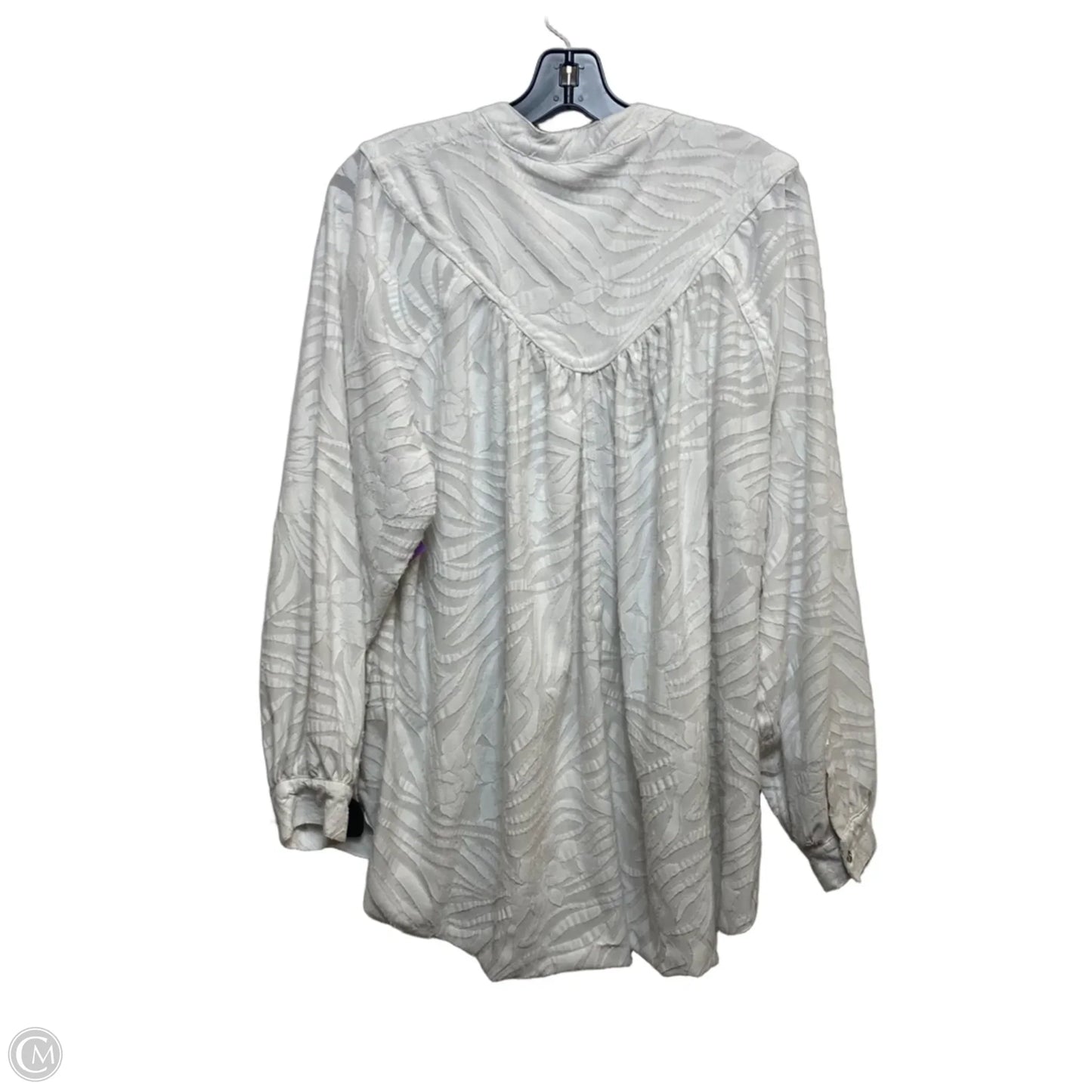 Top Long Sleeve By Free People In White, Size: S