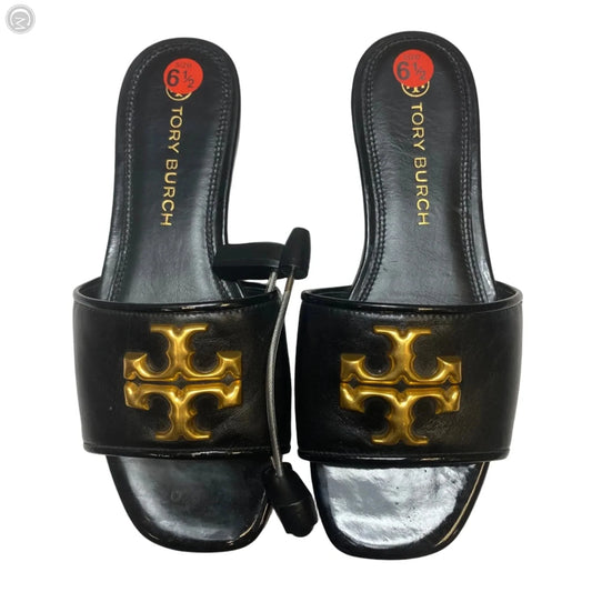 Sandals Designer By Tory Burch In Black, Size: 6.5