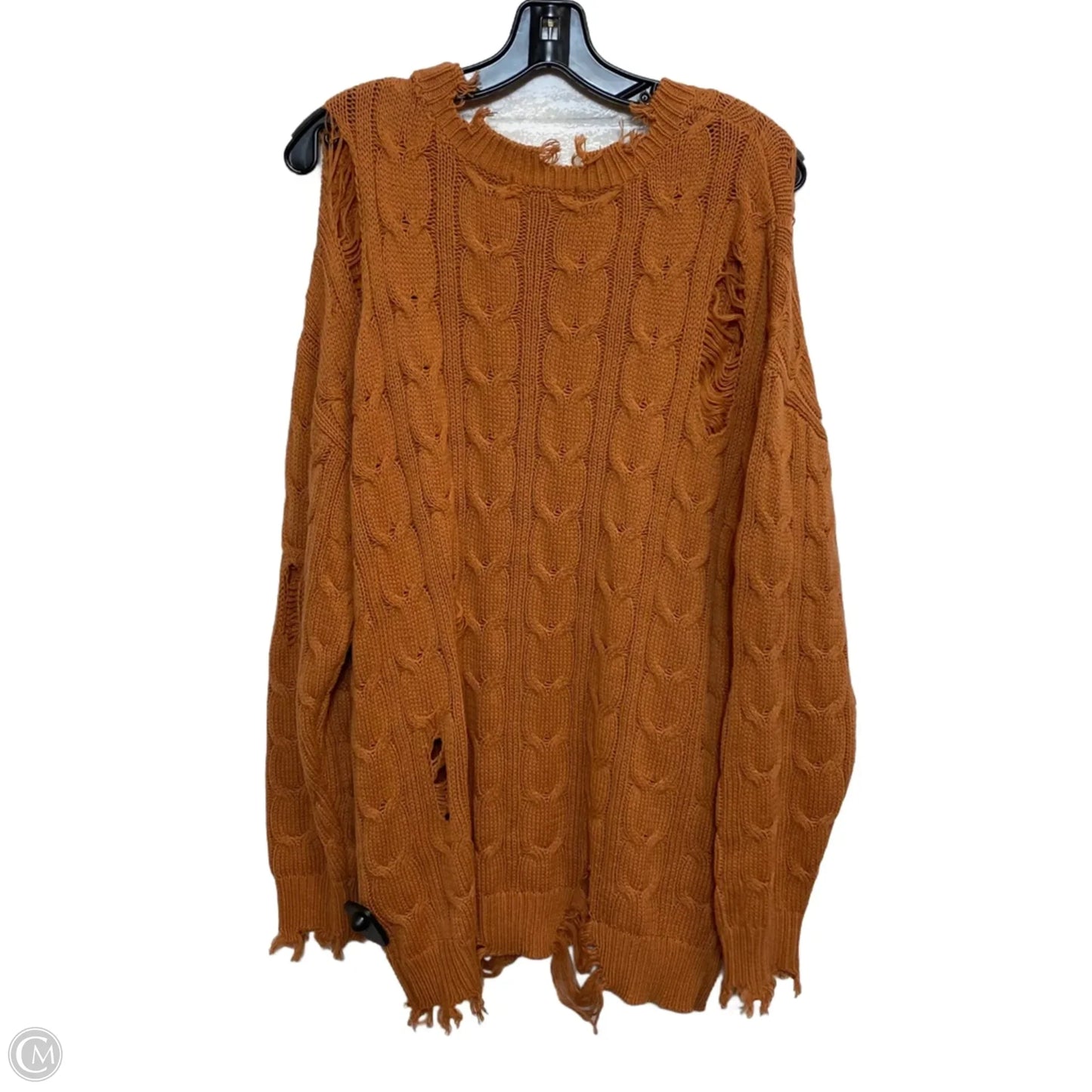 Sweater By Forever 21 In Brown, Size: L