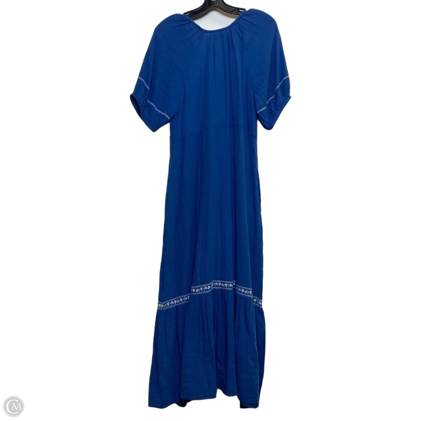 Dress Casual Midi By Old Navy In Blue, Size: M