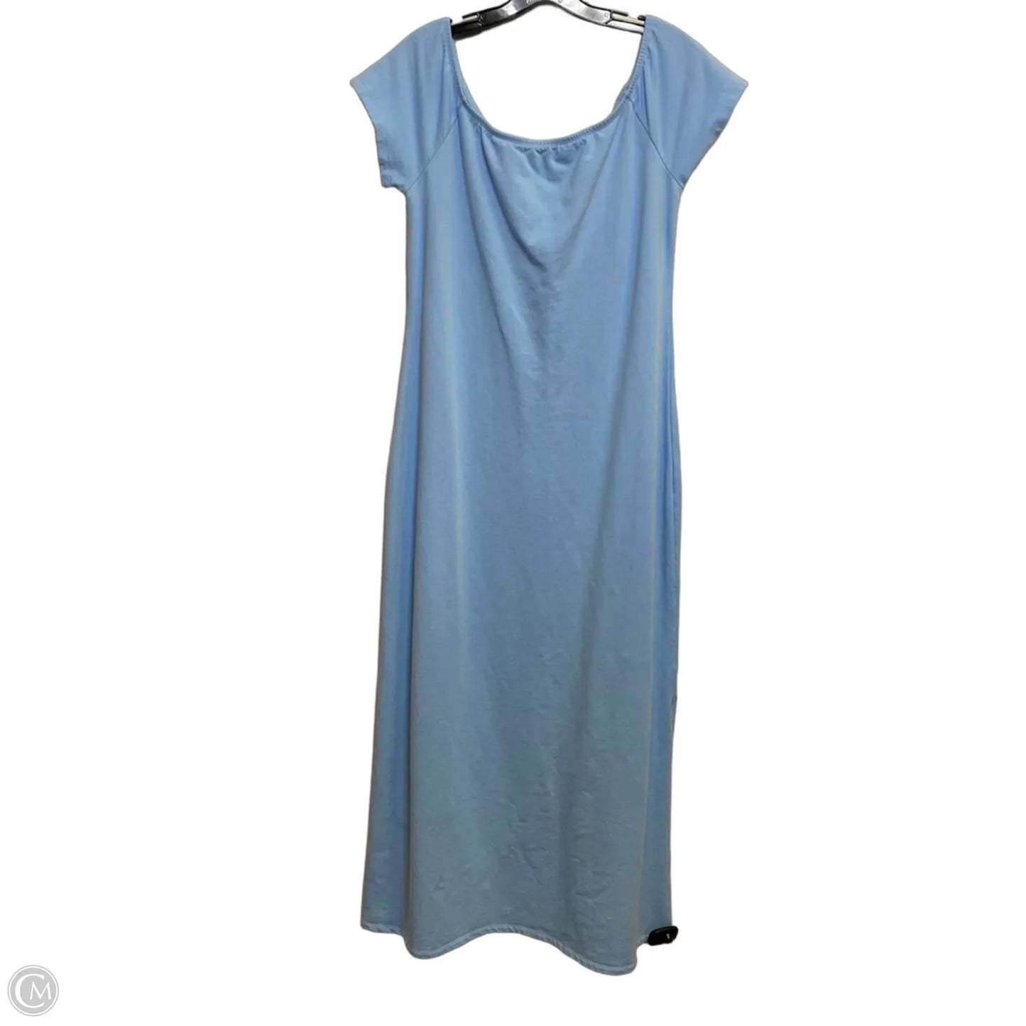 Dress Casual Midi By Boston Proper In Blue, Size: L