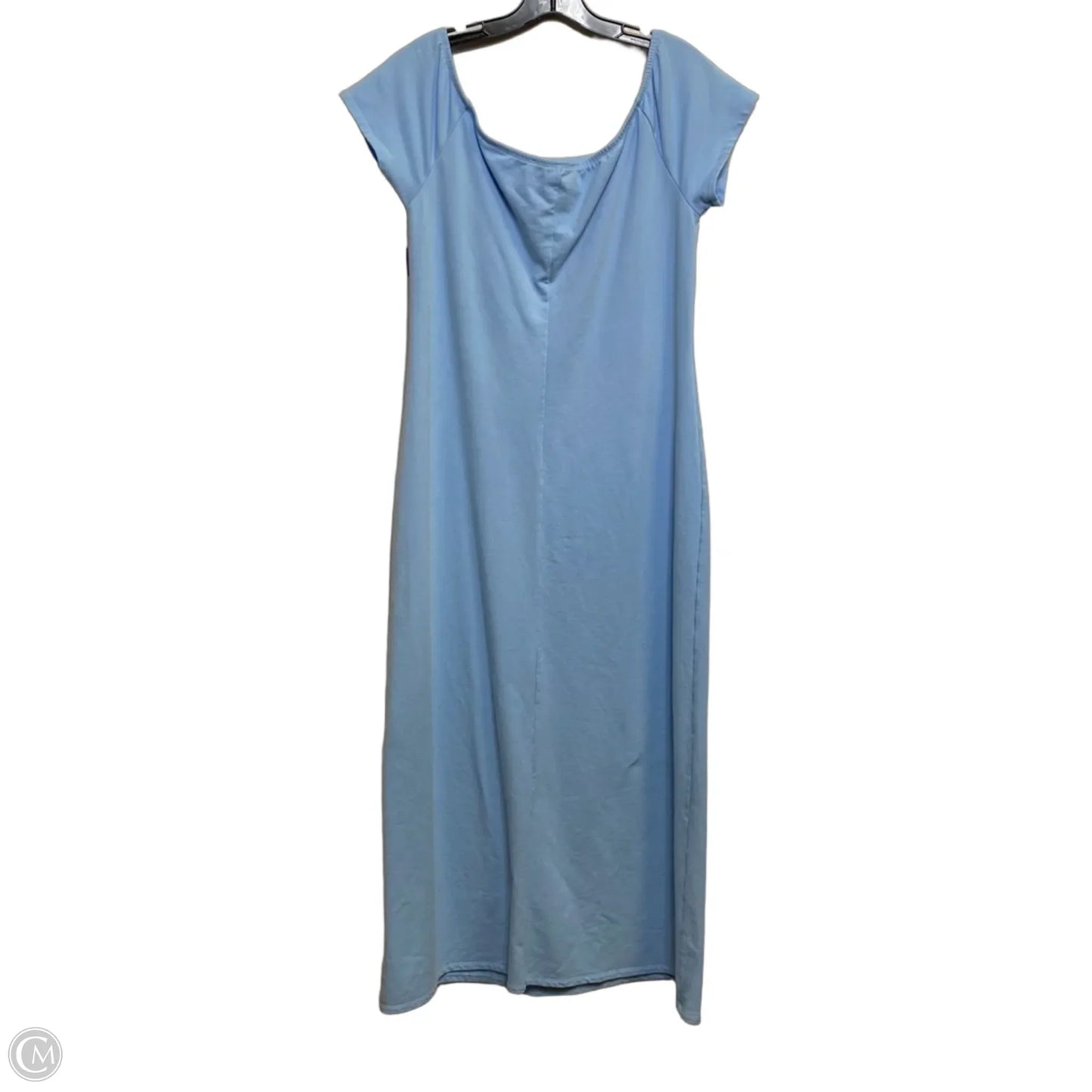 Dress Casual Midi By Boston Proper In Blue, Size: L