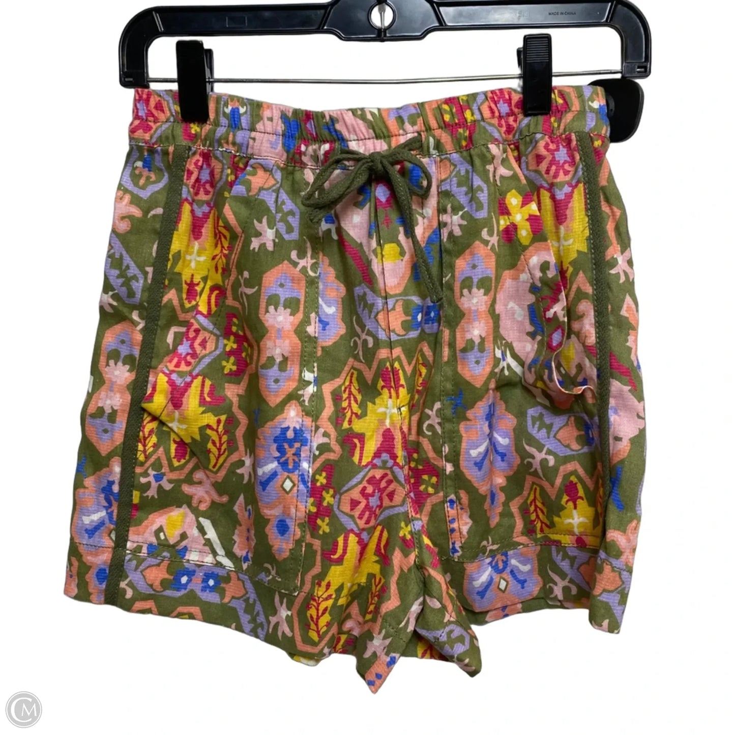 Shorts By Zara In Green, Size: Xs