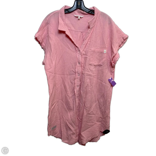Dress Casual Short By Simply Southern In Pink, Size: S