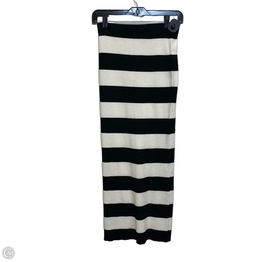 Skirt Maxi By Shein In Black & White, Size: Xs