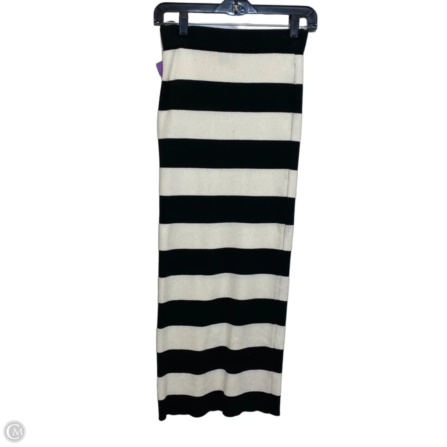 Skirt Maxi By Shein In Black & White, Size: Xs