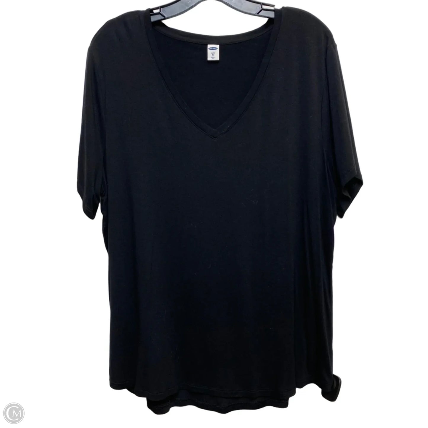 Top Short Sleeve Basic By Old Navy In Black, Size: Xl