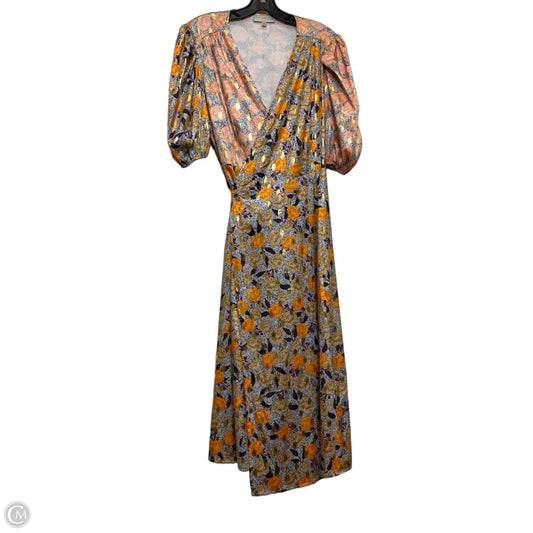Dress Casual Midi By never fully dressed In Orange, Size: M