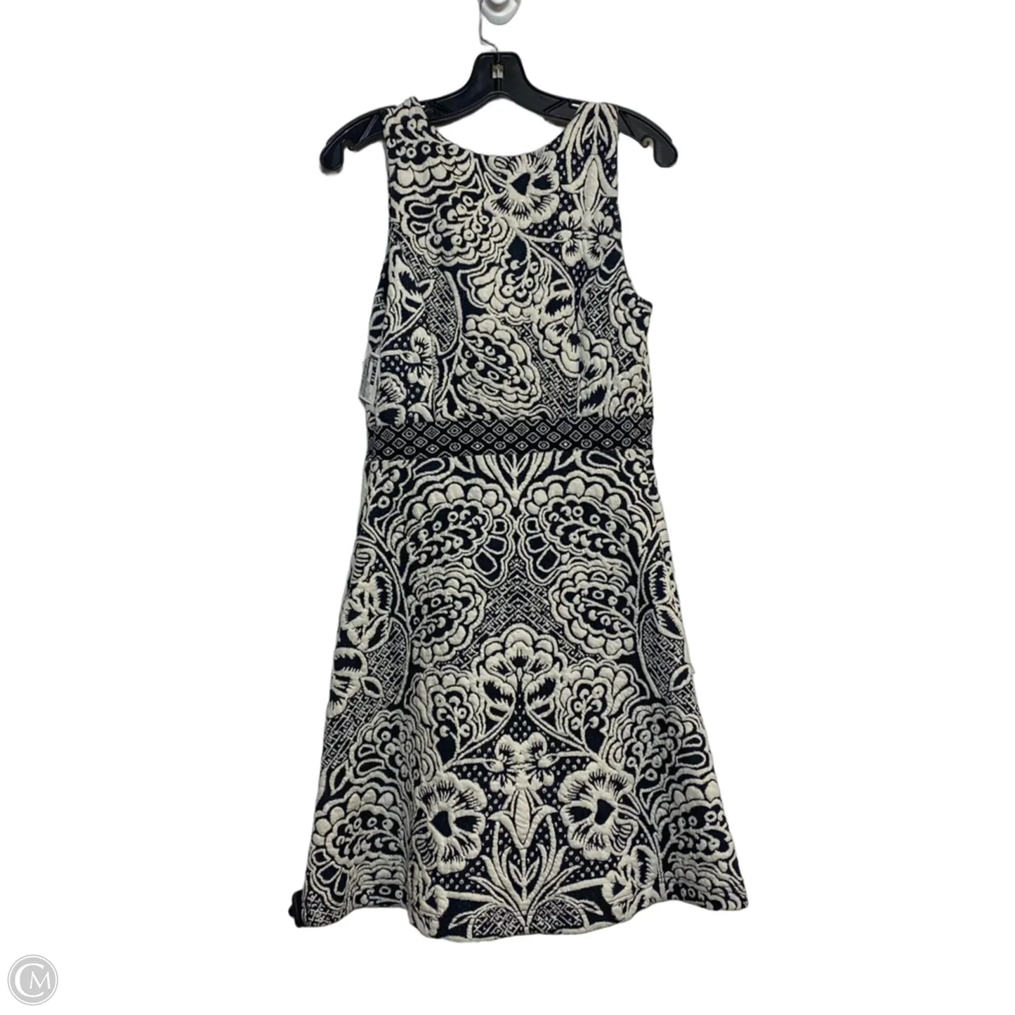 Dress Casual Short By Anthropologie In Black & Cream, Size: S