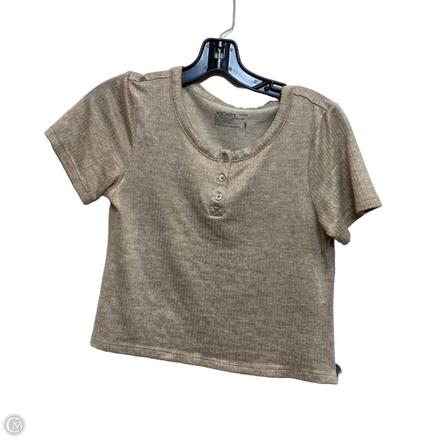 Top Short Sleeve By Jockey In Brown, Size: Xs