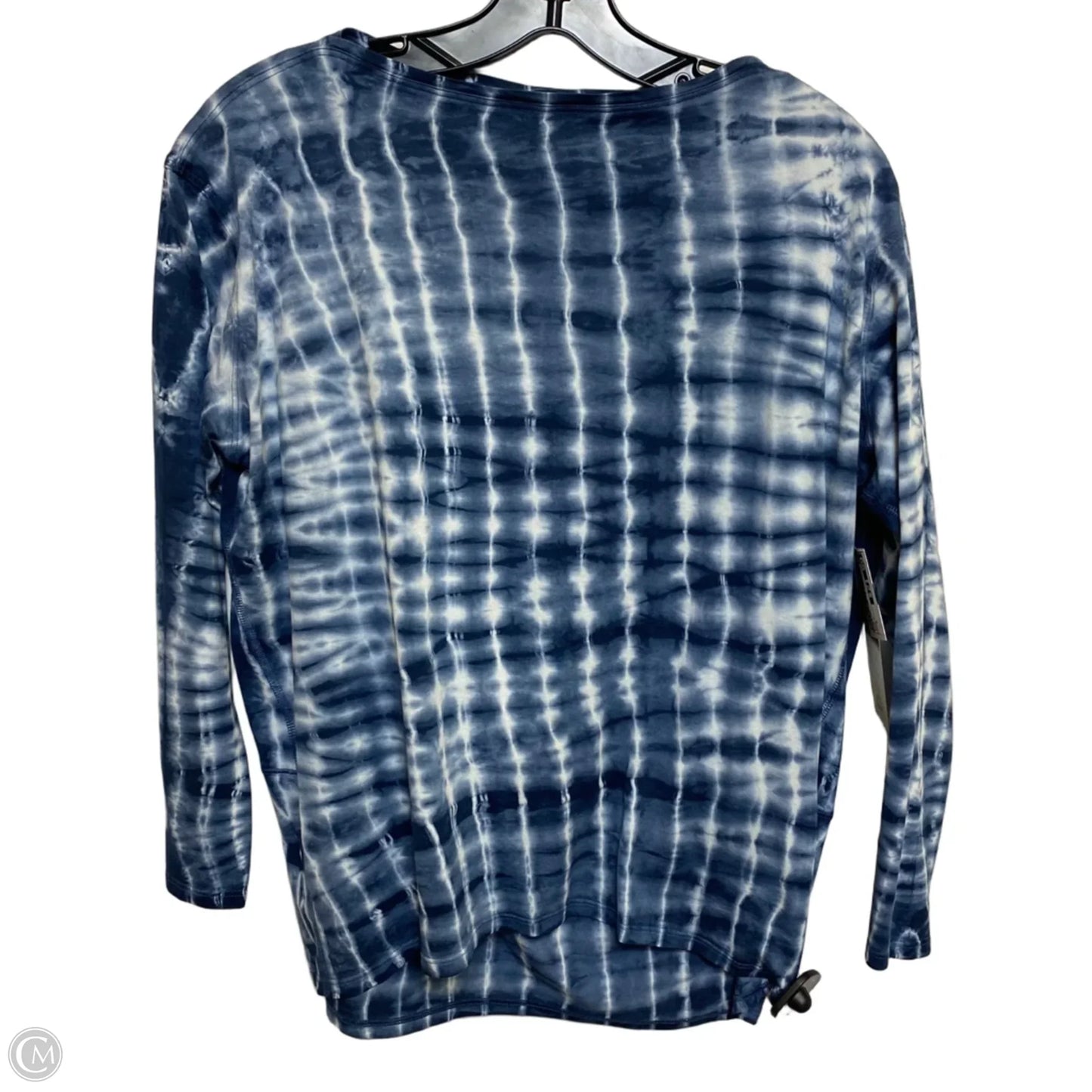 Athletic Top Long Sleeve Crewneck Designer By Lululemon In Blue, Size: S