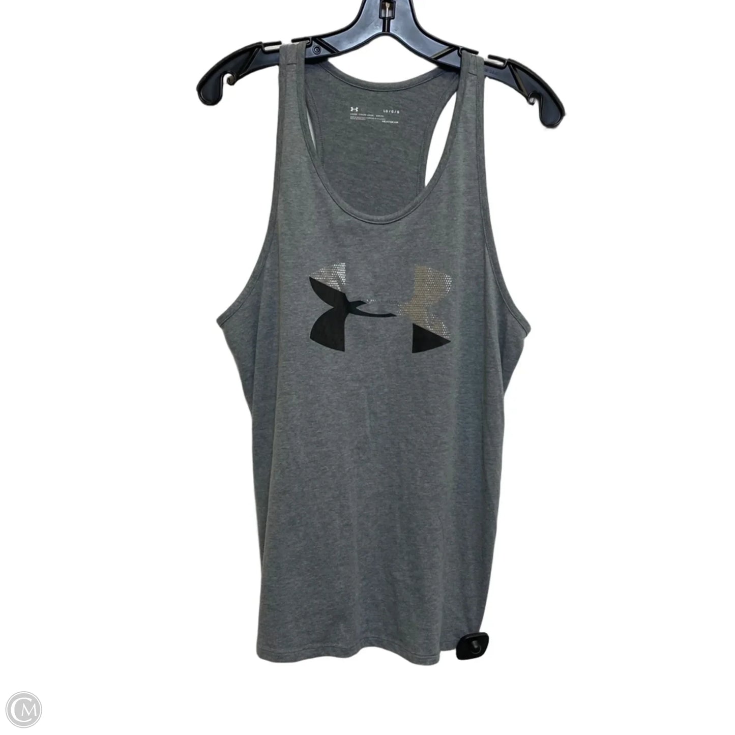 Athletic Tank Top By Under Armour In Grey, Size: L
